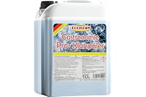ELEMENT Klarspüler für gewerbliche Spülmaschinen flüssig 10 Liter Maschinenspülmittel Profi für gewerbliche Spülmaschinen Geschirrspülmittel Maschinenklarspüler