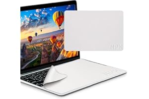 HUGWAIT Protector Teclado para Macbook Pro 15"/16", Forro de Microfibra Portátil Compatible con Macbook Air 15/16 Pulgadas, Funda de Teclado para Macbook Pro Air, Protector Teclado Portatil Paño de Limpieza