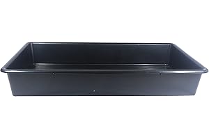 Britten & James 100 x 55cm Large Extra Deep Tray Black. Use in the garden, greenhouse, for hydroponics, oil drain tray, for muddy boots, litter tray etc.