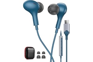 IMANGOO Słuchawki USB C do iPhone 15 Samsung A54 A55 A34 A35 S24 S23 FE Ultra, magnetyczne słuchawki USB typu C douszne z mikrofonem i regulacją głośności dla Mi 13T Pixel 8 7a 6a 7Pro Oneplus 11