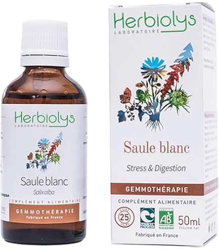 Gélules Saule Blanc Écorce 200 Mg - 200 Gélules Poudre Pure - France Herboristerie