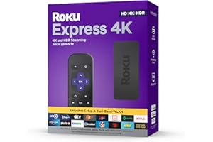Roku Express 4K Streaming-Player 4K und HDR HDMI Netflix Spotify Amazon Alexa
