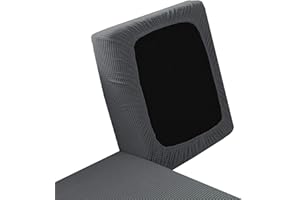 SYLC Sofa Sitzkissenbezug Stretch Sitzkissenschutz Elastischer Kissenbezüge, Husse Überzug Bezug Für Sofa Sitzkissen, rutschfest Stoff Tartan (Grau,2-Sitzer)