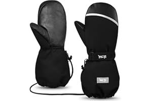 ‎MCTI MCTi Skihandschuhe Kinder, Wasserdicht Winterhandschuhe Fäustlinge, Snowboard Handschuhe, Wärme für Jungen und Mädchen 1-15 Jahre