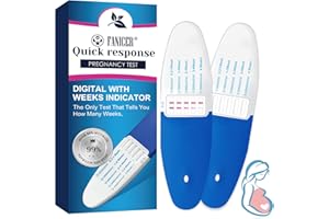 LURELUXE 2 pièces Test de grossesse précoce,Faciles à utiliser Détection Précoce la Grossesse,Test grossesse Detection Précis et Fiable avec,Pratique Et Rapide,Résultats rapides