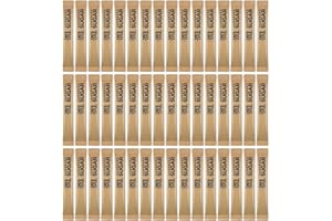 WOODZYCO Tate & Lyle Demerara Brown Sugar Sticks - Individually Wrapped (250 Pack) | Premium Sugar for Coffee, Tea & Beverages | Convenient Single-Serve Packets