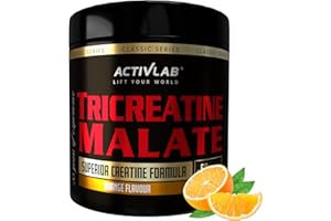 Activlab Tricreatine Malate | Jar 300g | 50 Servings | Orange | Creatine Malate | Powder | for Bodybuilders and Athletes
