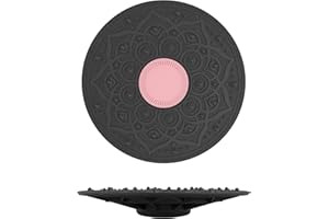 JurciCat 30cm Planche D'équilibre De Pour Adultes et Enfants Planche D'équilibre Hémisphérique Avec Pied Antidérapant Pour Les Entraîneurs De Yoga et Gymnastique Afin D'améliorer L'équilibre