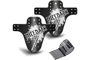 NICEDACK Mud Guard, 2Pcs MTB Bicycle Mudguards for 26" 650B 27.5" 29" MTB Mountain Bike Rear and Front Mudguard Fender