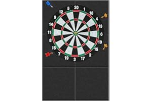 BIGINGJIA Dart Board Wall Protector, Felt Dart Board Surround Backboard, Self-Adhesive Wall Tiles for Dartboard, Cork Board Alternative for Wall Protection