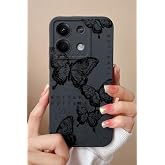 Xiaomi Redmi Note 13 Pro 4G İle Uyumlu Desenli Telefon Kılıfı PDNG01 Kapak Buterflay