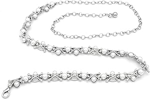 Colours & Beauty Cintura Donna Elegante | Cintura Donna Sottile | Collana Pancia | Cinta Donna Elegante | Cinta Gioiello Donna | Gioiello per Abiti | Cintura Gioiello Donna Cerimonia