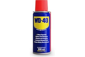 WD-40 Multi-Use 100ml Spray Aerosol Can All-Purpose Lubricant, Cleans Rust, for Home & Workshop Use