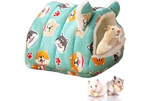 CutitiUU 19 * 19 CM Paquete de 1 Camas para cobayas,Cama para cobayas,Casa para Conejo,Casa de Cama de cobayas,Cama cálida para cobayas,Hideout para cobayas,hámsters,Conejos,Chinchilla (Perros)