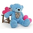 Hug N Feel 5 Feet Sky Blue Giant Teddy Bear Soft, Plush,Cuddly Stuffed Animal for Kids, Birthdays, Anniversaries, Valentine's Day,Special Occasions Large Huggable