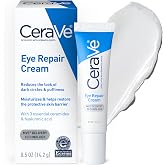 CeraVe Eye Repair Cream, Under Eye Cream For Puffiness And Bags Under Eyes, Hyaluronic Acid + Niacinamide + Marine Botanical 