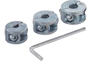 wolfcraft Set di arresti di profondità Universal, 4 pz - 2755000 - Per foratura a profondità limitata