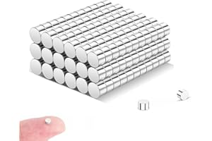 WATELL 40 Pcs 3x2mm Strong Magnets for Whiteboard, Office, Home, Fridge, Tools and Magnet Fishing
