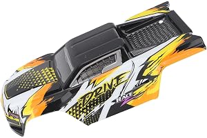 RC Car Kaross Skal, 1/16 RC Car Kaross Skal SCY 16101PRO PVC Orange Monteringstillbehör