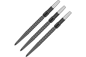 Target Darts Swiss Point Punte per Freccette, Chrono (Set di 3 Punte) 26MM/30MM/35MM/40MM - Oro/Argento/Nero | Cambia Punte per Freccette, Punte Swiss Storm, Accessori per Freccette Professionali