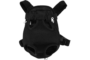 Qcwwy Pet Carrier, Give Pets a Break Pet Chest Backpack for Carrying Small Dogs or Cats for Cycling, Hiking, Camping, Walking or Meeting Friends