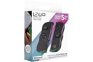 Lexip Nintendo Switch™ Twin Pads Controllers | Wireless Joy-Con with Motion Sensor & Vibration Feedback