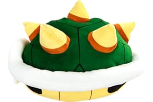 Club Mocchi Mocchi Bowser Plüschtier 40cm, Nintendo & Mario Merchandise, Schlafzimmerzubehör für Kinder, Kuscheltier, Super Mario Stofftier für Jungen und Mädchen, geeignet ab 3 Jahren +