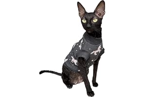 Kotomoda Chats Licorne à col roulé en Gris (S)