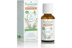 Puressentiel – Huile Essentielle Tea Tree BIO – Contribue à la défense antivirale – 100% pure et naturelle – HEBDD – Melaleuca alternifolia – 30 ml