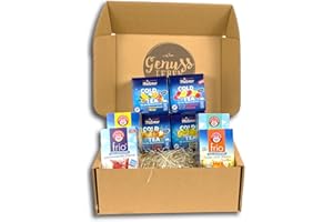 ‎GENUSSLEBEN XXL Genussleben Cold Tea Box mit insgesamt 128 Beuteln Cold Tea von Messmer und Frio Teekanne mit 8 verschiedenen Sorten, Eistee zum kalt aufgiessen
