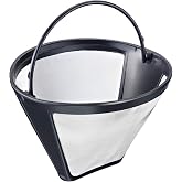 Westmark Permanent Coffee Filter, For 8 to 12 Coffee Cups, Size 4 Filter, Stainless Steel Mesh, Kaffee, 24432260