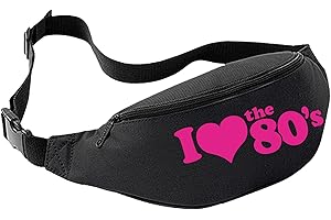UKPRINTWEAR I Love the 80's Bum Bag