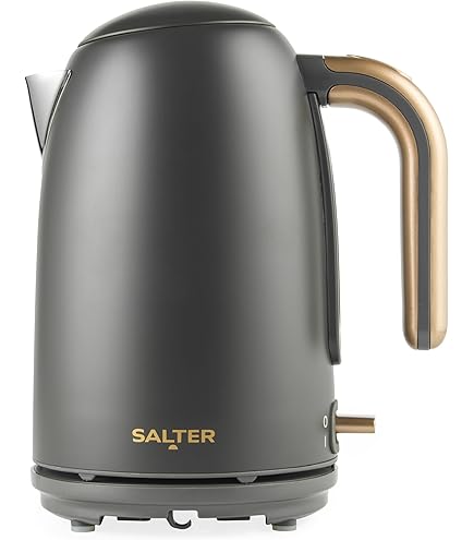 Salter BW13731EU7 Pebble 4-delige aanrechtset - broodbak, thee, suiker, koffiebussen, opslagcontainers, duurzaam gepoedercoat staal, gemakkelijk schoon te maken, voorraadpotten, keukenaanrecht Salter BW13731EU7 Pebble 4-delige aanrechtset - broodbak, thee, suiker, koffiebussen, opslagcontainers, duurzaam gepoedercoat staal, gemakkelijk schoon te maken, voorraadpotten, keukenaanrecht