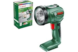 Bosch Home and Garden Lampe sans Fil UniversalLamp 18 (sans Batterie, Système 18V, sous Carton) 06039A1100 Vert