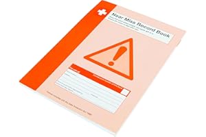 Safety First Aid Group Near Miss Record Book, A4