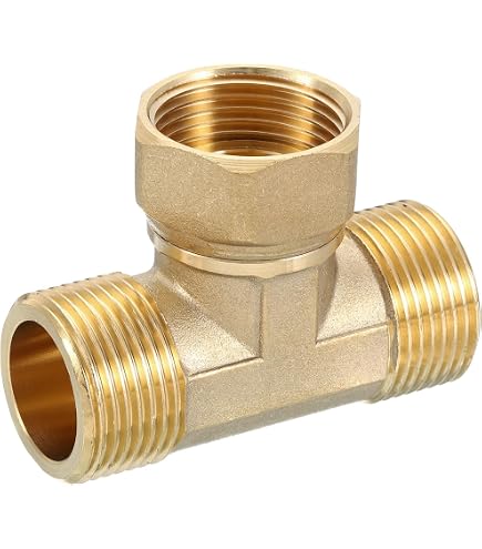 Raccordo A T In Ottone Senza Piombo, Merit Brass XNL106-48, Filettatura Femmina NPT 3/4, Classe 125