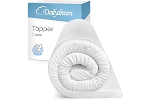 Dailydream 7 Zone correttore Materasso Deluxe PU Foam, 90x200x5cm