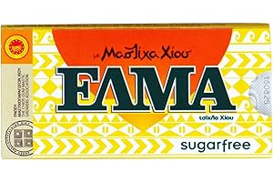 Greek Mastic Chewing Gum Elma Sugar Free (6pcs X 10 Tablets) by ELMA