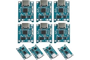 10 TC4056 USB-C laddningsmodul 5V 1A för 18650 LiPo Li-Ion-batteri