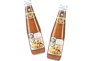 THAI DANCER Lot de 2 bouteilles de sauce thaïlandaise authentique au gingembre OG ASIA 600 ml