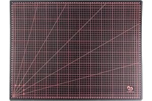 Ideen mit Herz Alfombrilla autocurativa, diseño con corazones, dimensiones en cm, base resistente a cortes para manualidades y modelismo (Din A2, 60'