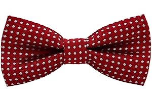 AUSUAYA Polka Dot Pre Tied Baby Papillon Baby o Bambino e Bambini Clip su Papillon per Piccoli Ragazzi Compleanno Party B-BT5