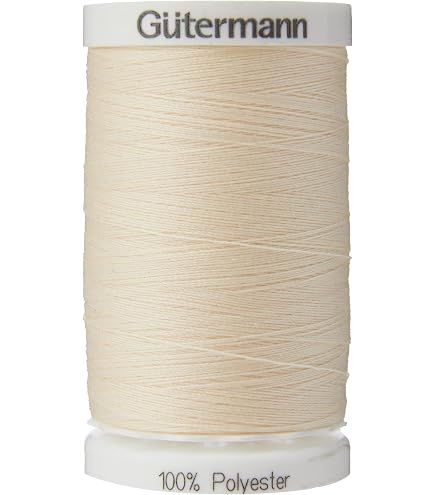 Gutermann Sew-All Polyester Thread 1000m: 0800 White - Fabric Favourites