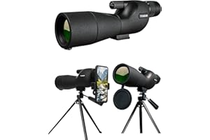 TOWEAR Spektiv Monokular Teleskop Hohe Vergrößerung HD 25-75x60 Variabler Multiplikator Low Light Nachtsicht für Zielschießen Jagd Vogelbeobachtung Wildlife Landschaft