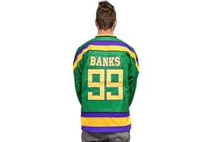 Costume Agent Adult Mighty Ducks Hockey Green Jersey