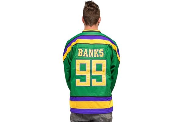 Costume Agent Adult Mighty Ducks Hockey Green Jersey