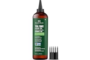 Botanic Hearth Tea Tree Oil for Hair (6.7 fl oz) | With Jojoba & Grapeseed Oils | Soothes Itchy Scalp & Fights Dandruff | Non GMO Verified