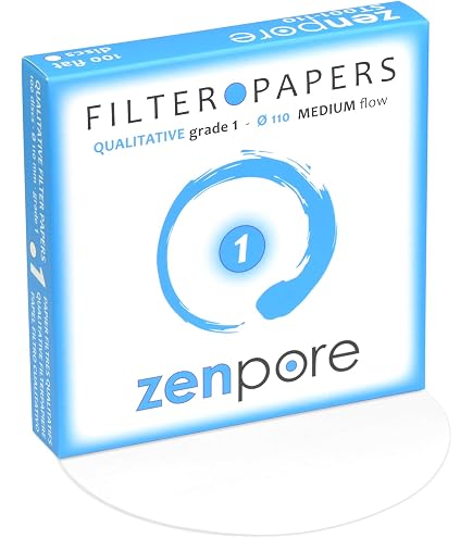 CHILDWEET Filterpapier 47 Mm Rund – 2 Packungen, Weiß, Aus Zellstoff – Für Labor, Pilzzucht, Büchner-Trichter & Autoklav
