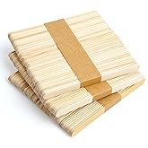 SULOLI Lollipop Sticks,150PCS Lolly Sticks for Craft Wooden Popsicle Sticks Thick Craft Sticks Ice Cream Sticks