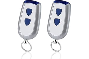 Lot de 2 télécommande 433MHz Compatible avec Normstahl Crawford EA433 2KS, EA433 4KS, T433-4, RCU 433-2, RCU 433-4, EA433 2KM Micro